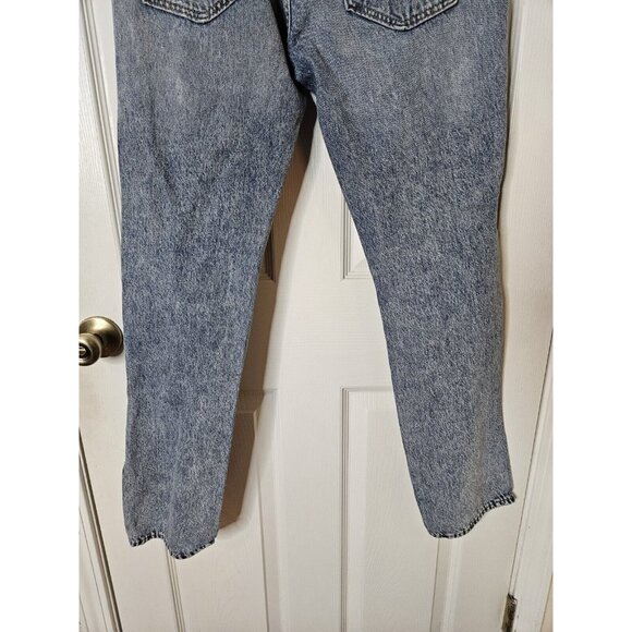 Levis 511 Straight Blue Jeans Mens 32x32 Light Wash Distressed San Francisco - Picture 7 of 11